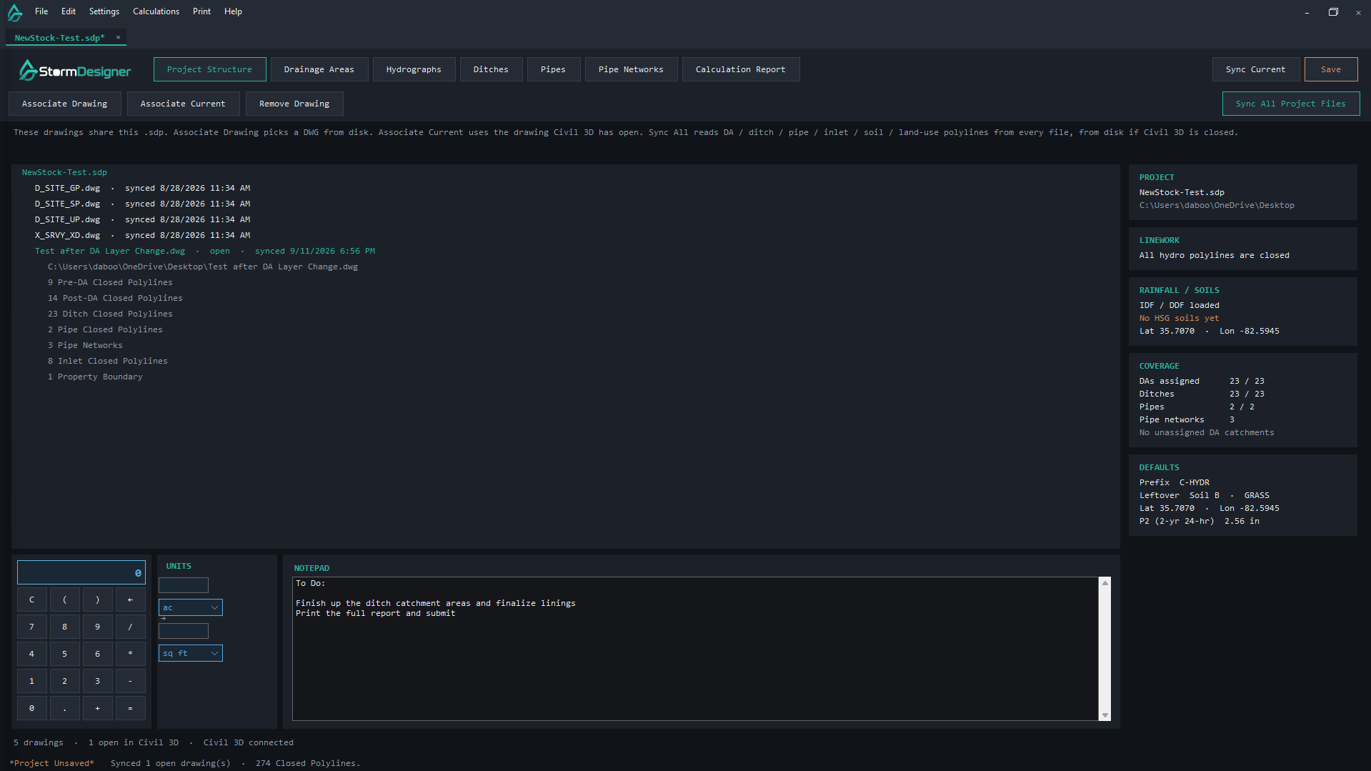Project Structure tab in StormDesigner