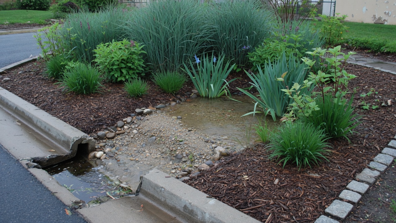 Bioretention rain garden